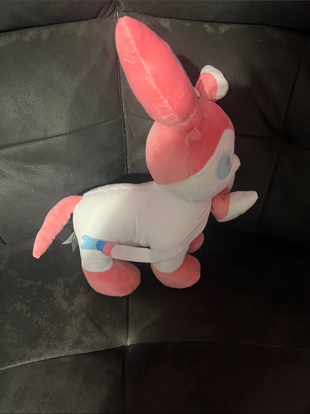 Pokemon Sylveon Plush - Pink and White Soft Stuffed Toy
